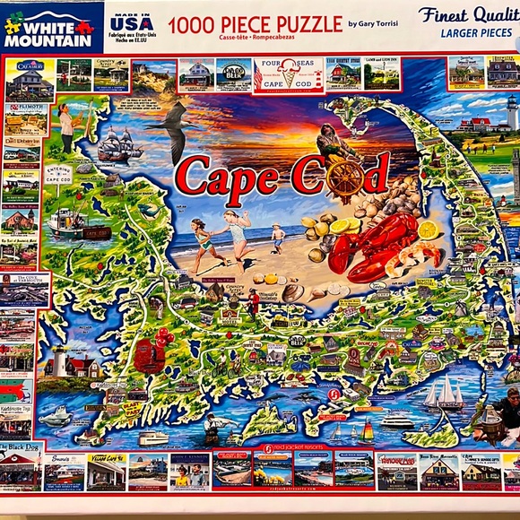 White Mountain Cape Cod #969 1000 Piece Puzzle